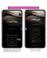 PRETTY LOVE CATALINA VIBRADOR APP CONTROL REMOTO LILA