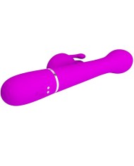 PRETTY LOVE DEJON VIBRADOR RABBIT 3 EN 1 MULTIFUNCION VIOLETA