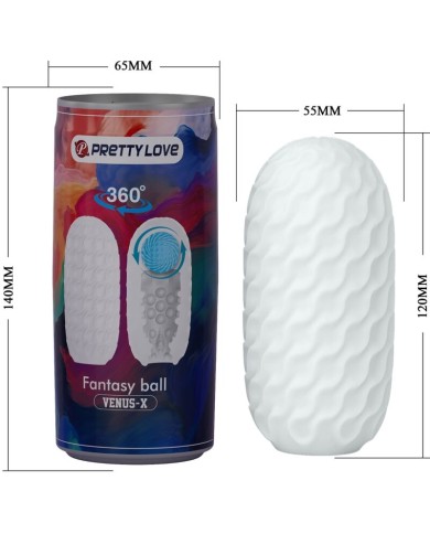 PRETTY LOVE VENUS X MASTURBADOR MASCULINO MODELO 2 BLANCO