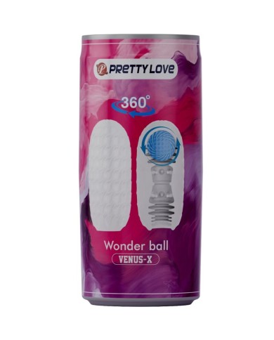 PRETTY LOVE VENUS X MASTURBADOR MASCULINO MODELO 3 BLANCO