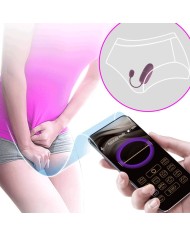 PRETTY LOVE NYMPH HUEVO VIBRADOR CONTROLADO POR APP LILA