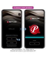 PRETTY LOVE NYMPH HUEVO VIBRADOR CONTROLADO POR APP LILA