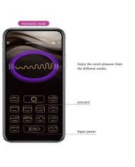 PRETTY LOVE NYMPH HUEVO VIBRADOR CONTROLADO POR APP LILA