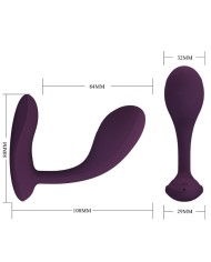 PRETTY LOVE BAIRD G SPOT 12 VIBRACIONES RECARGABLE LILA APP