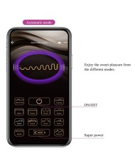 PRETTY LOVE BAIRD G SPOT 12 VIBRACIONES RECARGABLE LILA APP