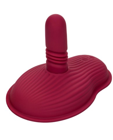 CALEXOTICS RIDER MASAJEADOR DOBLE MOTOR CONTROL REMOTO ROJO