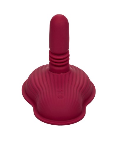 CALEXOTICS RIDER MASAJEADOR DOBLE MOTOR CONTROL REMOTO ROJO