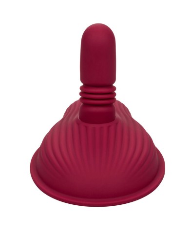 CALEXOTICS RIDER MASAJEADOR DOBLE MOTOR CONTROL REMOTO ROJO