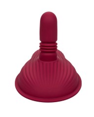 CALEXOTICS RIDER MASAJEADOR DOBLE MOTOR CONTROL REMOTO ROJO
