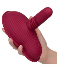 CALEXOTICS RIDER MASAJEADOR DOBLE MOTOR CONTROL REMOTO ROJO