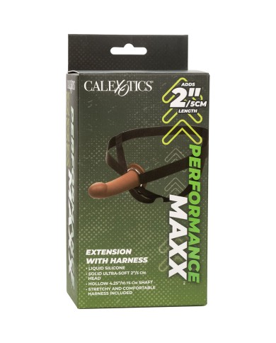 CALIFORNIA EXOTICS PERFORMANCE MAXX EXTENSIoN CON ARNeS PIEL MORENO