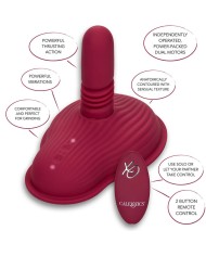 CALEXOTICS RIDER MASAJEADOR DOBLE MOTOR CONTROL REMOTO ROJO