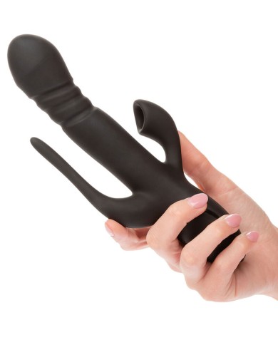 CALEXOTICS VIBRADOR TRIPLE EUPHORIA NEGRO