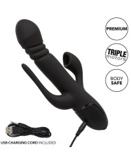 CALEXOTICS VIBRADOR TRIPLE EUPHORIA NEGRO