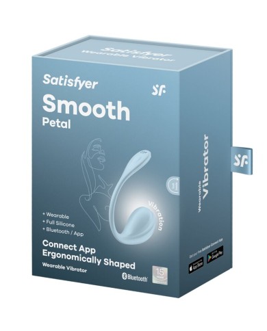 SATISFYER SMOOTH PETAL ESTIMULADOR PUNTO G CELESTE APP GRATUITA