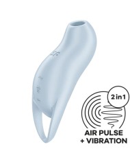 SATISFYER POCKET PRO 1 ESTIMULADOR CLITORIS AZUL CLARO
