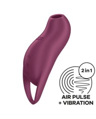 SATISFYER POCKET PRO 1 ESTIMULADOR CLITORIS GRANATE