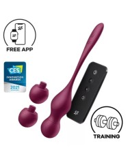 SATISFYER LOVE BIRDS VARY BOLAS VIBRADORES APP GRATUITA ROJO VINO
