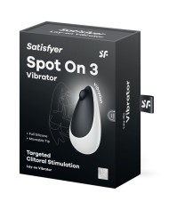 SATISFYER SPOT ON 3 ESTIMULADOR DE CLITORIS NEGRO