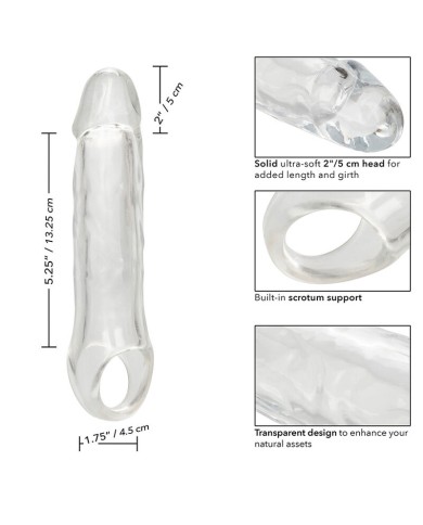 CALIFORNIA EXOTICS PERFORMANCE MAXX EXTENSIoN CLARA 75 TRANSPARENTE