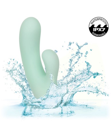 CALEXOTICS PACIFICA FIJI VIBRADOR Y ESTIMULADOR PUNTO G 10 VIBRACIONES AQUA
