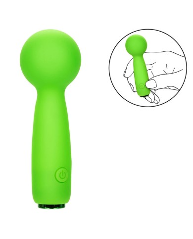 CALEXOTICS NEON VIBES THE BUBBLY VIBE MINI MASAJEADOR 10 VIBRACIONES VERDE