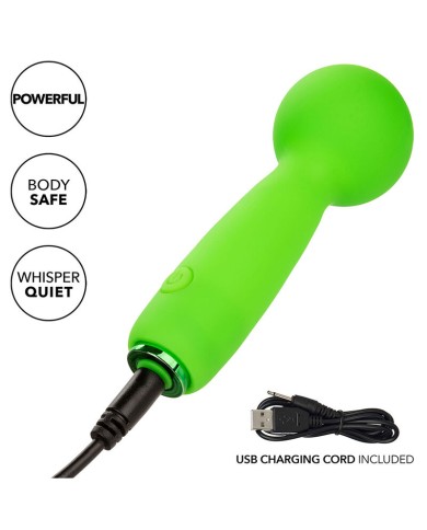 CALEXOTICS NEON VIBES THE BUBBLY VIBE MINI MASAJEADOR 10 VIBRACIONES VERDE