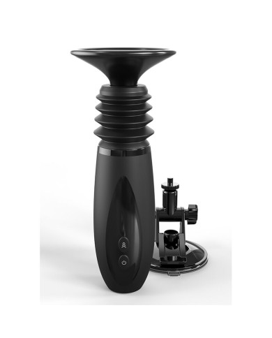FETISH FANTASY SERIES BODY DOCK THRUSTER SUJETA DILDOS CON 7 MODOS DE EMPUJE NEGRO