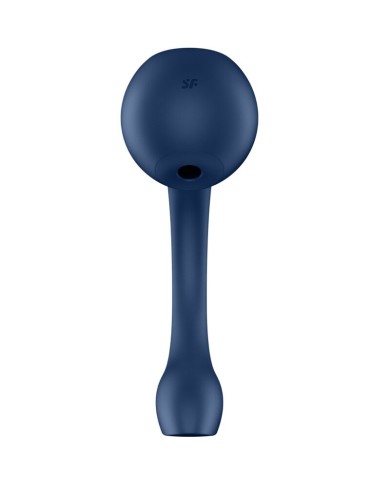 SATISFYER PRO WAVE 4 ESTIMULADOR PUNTO G AIR PULSE APLICACION GRATUITA AZUL OSCURO