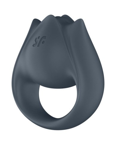 SATISFYER PERFECT PAIR 2 MULTIVIBRADOR 2 EN 1 ANILLO PARA PENE ESTIMULADOR DE DEDO GRIS