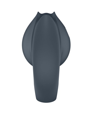 SATISFYER PERFECT PAIR 2 MULTIVIBRADOR 2 EN 1 ANILLO PARA PENE ESTIMULADOR DE DEDO GRIS
