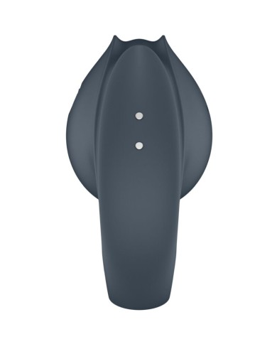 SATISFYER PERFECT PAIR 2 MULTIVIBRADOR 2 EN 1 ANILLO PARA PENE ESTIMULADOR DE DEDO GRIS
