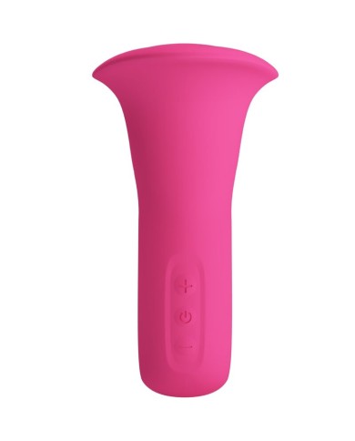 PRETTY LOVE CLYDE VIBRADOR ORAL LENGUA VIBRADORA 12 VIBRACIONES ROSA