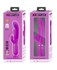 PRETTY LOVE SHANIA TRIPLE VIBRADOR RABBIT MULTIFUNCION ROSA