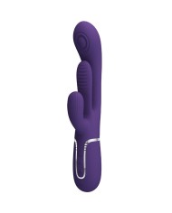 PRETTY LOVE SHANIA TRIPLE VIBRADOR RABBIT MULTIFUNCION MORADO