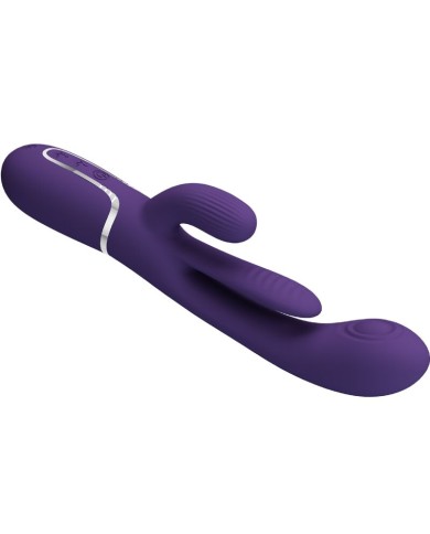 PRETTY LOVE SHANIA TRIPLE VIBRADOR RABBIT MULTIFUNCION MORADO