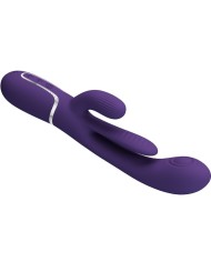 PRETTY LOVE SHANIA TRIPLE VIBRADOR RABBIT MULTIFUNCION MORADO
