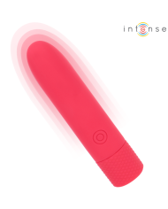INTENSE SYMONE BALA VIBRADORA RECARGABLE POR USB 8 VIBRACIONES ROJO 10 X 22 CM