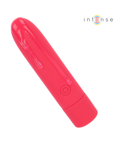 INTENSE SYMONE BALA VIBRADORA RECARGABLE POR USB 8 VIBRACIONES ROJO 10 X 22 CM