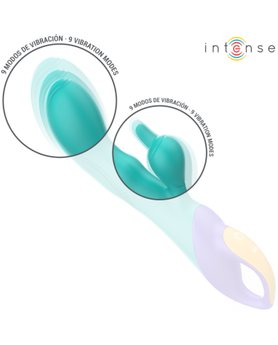 INTENSE FRED VIBRADOR RECARGABLE RABBIT AZUL