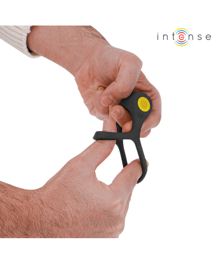 INTENSE ALEX ANILLO DOBLE VIBRADOR PENE 10 VIBRACIONES NEGRO INTENSE ALEX ANILLO DOBLE VIBRADOR PENE 10 VIBRACIONES NEGRO