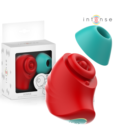 INTENSE DONNIE ESTIMULADOR CLITORIS ROJO VERDE