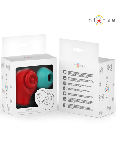 INTENSE DONNIE ESTIMULADOR CLITORIS ROJO VERDE