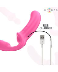 INTENSE AMY VIBRADOR DOBLE 20 CM ROSA CONTROL REMOTO