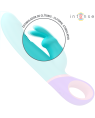 INTENSE MONICA VIBRADOR RABBIT CON ESTIMULADOR ROTATORIO DEL PUNTO G AZUL