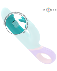 INTENSE MONICA VIBRADOR RABBIT CON ESTIMULADOR ROTATORIO DEL PUNTO G AZUL