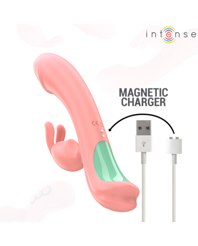 INTENSE RACHEL VIBRADOR RABBIT 5 VIBRACIONES ROSA