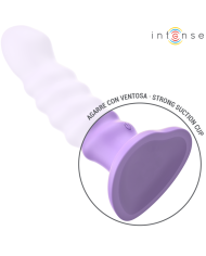 INTENSE BRENDA VIBRADOR TALLA M DISENO EN ESPIRAL 10 VIBRACIONES MORADO CONTROL REMOTO