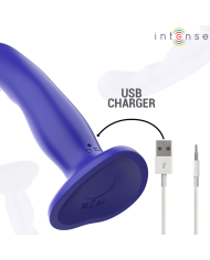 INTENSE SHORTY VIBRADOR CON VENTOSA AZUL CONTROL REMOTO