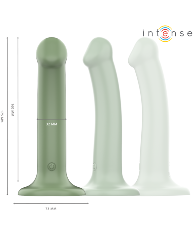 INTENSE BECCA VIBRADOR CON VENTOSA 10 VIBRACIONES VERDE CONTROL REMOTO